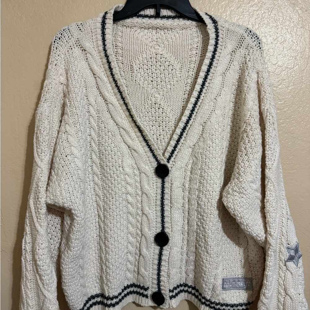 Taylor Swift authentic Folklore cardigan with her name patch. Size XS/SM